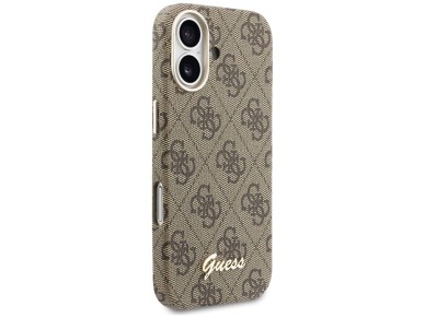 Funda Guess 4G Script MagSafe para iPhone 17 - Marrón Funda Guess 4G Script MagSafe para iPhone 17 - Marrón