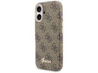 Capa Guess 4G Script MagSafe para iPhone 17 - Marrom Capa Guess 4G Script MagSafe para iPhone 17 - Marrom