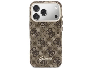 Funda Guess 4G Script MagSafe para iPhone 17 Pro - Marrón Funda Guess 4G Script MagSafe para iPhone 17 Pro - Marrón