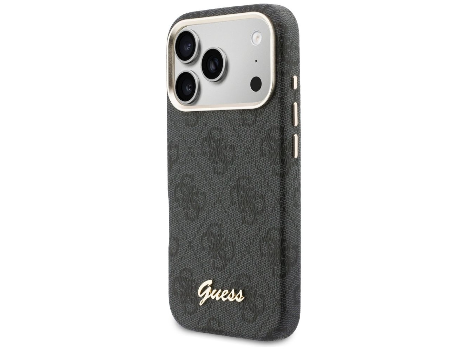 Guess 4G Script MagSafe case for iPhone 17 Pro Max - black