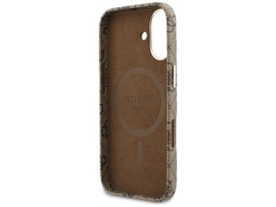 Funda Guess 4G Script MagSafe para iPhone 17 - Marrón Funda Guess 4G Script MagSafe para iPhone 17 - Marrón