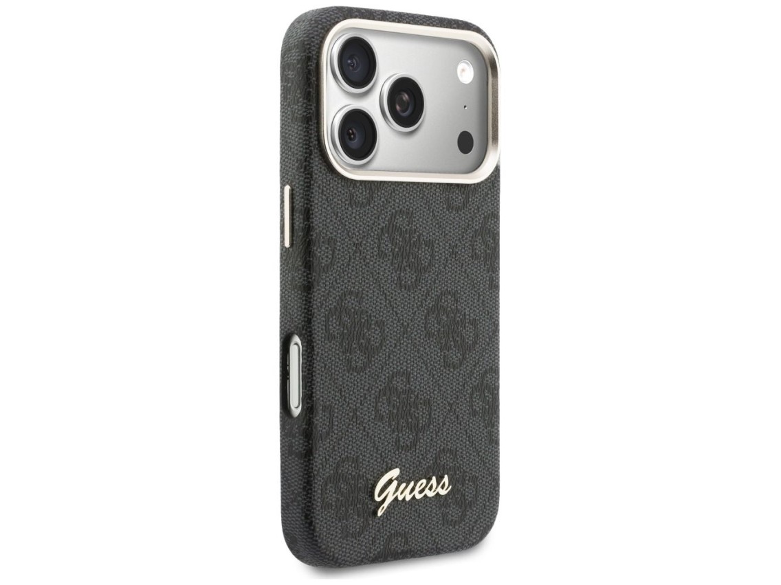 Guess 4G Script MagSafe case for iPhone 17 Pro Max - black