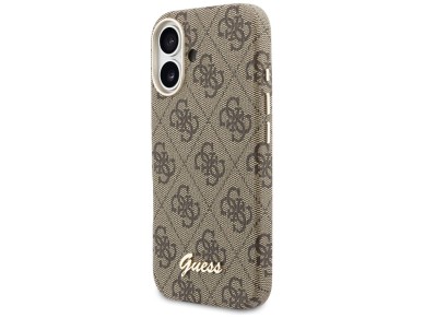 Funda Guess 4G Script MagSafe para iPhone 17 - Marrón Funda Guess 4G Script MagSafe para iPhone 17 - Marrón