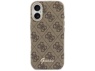 Funda Guess 4G Script MagSafe para iPhone 17 - Marrón Funda Guess 4G Script MagSafe para iPhone 17 - Marrón
