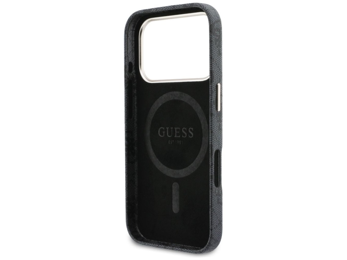Guess 4G Script MagSafe case for iPhone 17 Pro Max - black