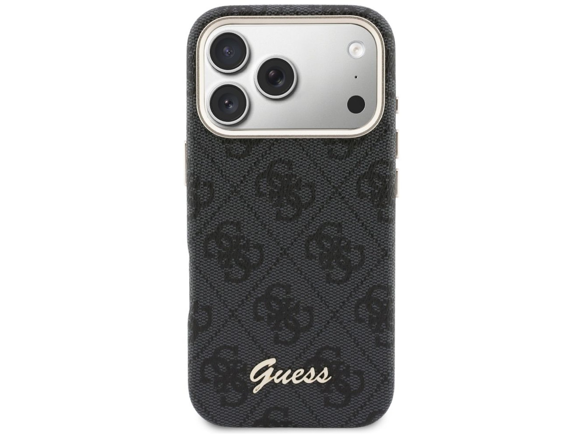Guess 4G Script MagSafe case for iPhone 17 Pro Max - black