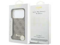 Funda Guess 4G Script MagSafe para iPhone 17 Pro Max - Marrón Funda Guess 4G Script MagSafe para iPhone 17 Pro Max - Marrón