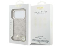 Capa Guess 4G Script MagSafe para iPhone 17 Pro - Rosa