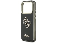 Funda met�lica Guess IML 4G Script para iPhone 17 Pro - negra