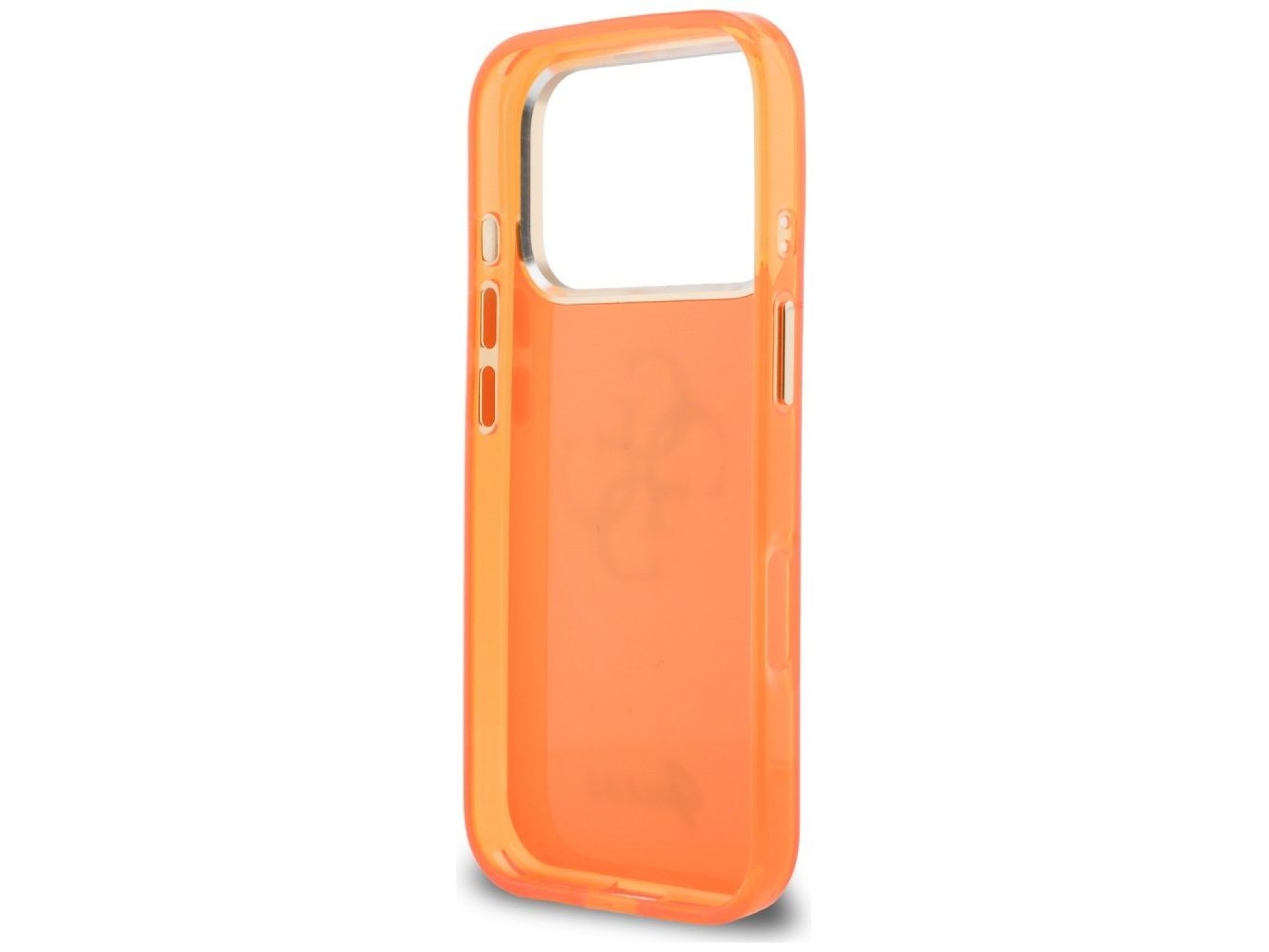 Guess IML 4G Script Metal Case for iPhone 17 Pro Max - Orange
