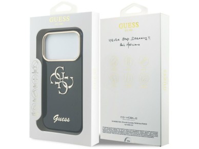 Guess IML 4G Script Metal Case for iPhone 17 Pro - Blue Guess IML 4G Script Metal Case for iPhone 17 Pro - Blue