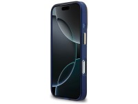 Funda metálica Guess IML 4G Script para iPhone 17 Pro - Azul Funda metálica Guess IML 4G Script para iPhone 17 Pro - Azul