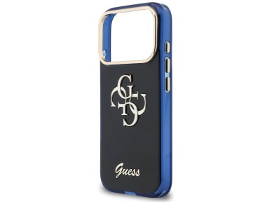 Guess IML 4G Script Metal Case for iPhone 17 Pro - Blue Guess IML 4G Script Metal Case for iPhone 17 Pro - Blue