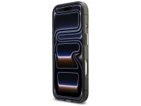 Funda Guess IML Glitters Script Strap MagSafe para iPhone 17 Pro - Negra