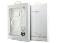 Funda Guess IML Glitters Script Strap MagSafe para iPhone 17 Pro - Transparente Funda Guess IML Glitters Script Strap MagSafe para iPhone 17 Pro - Transparente