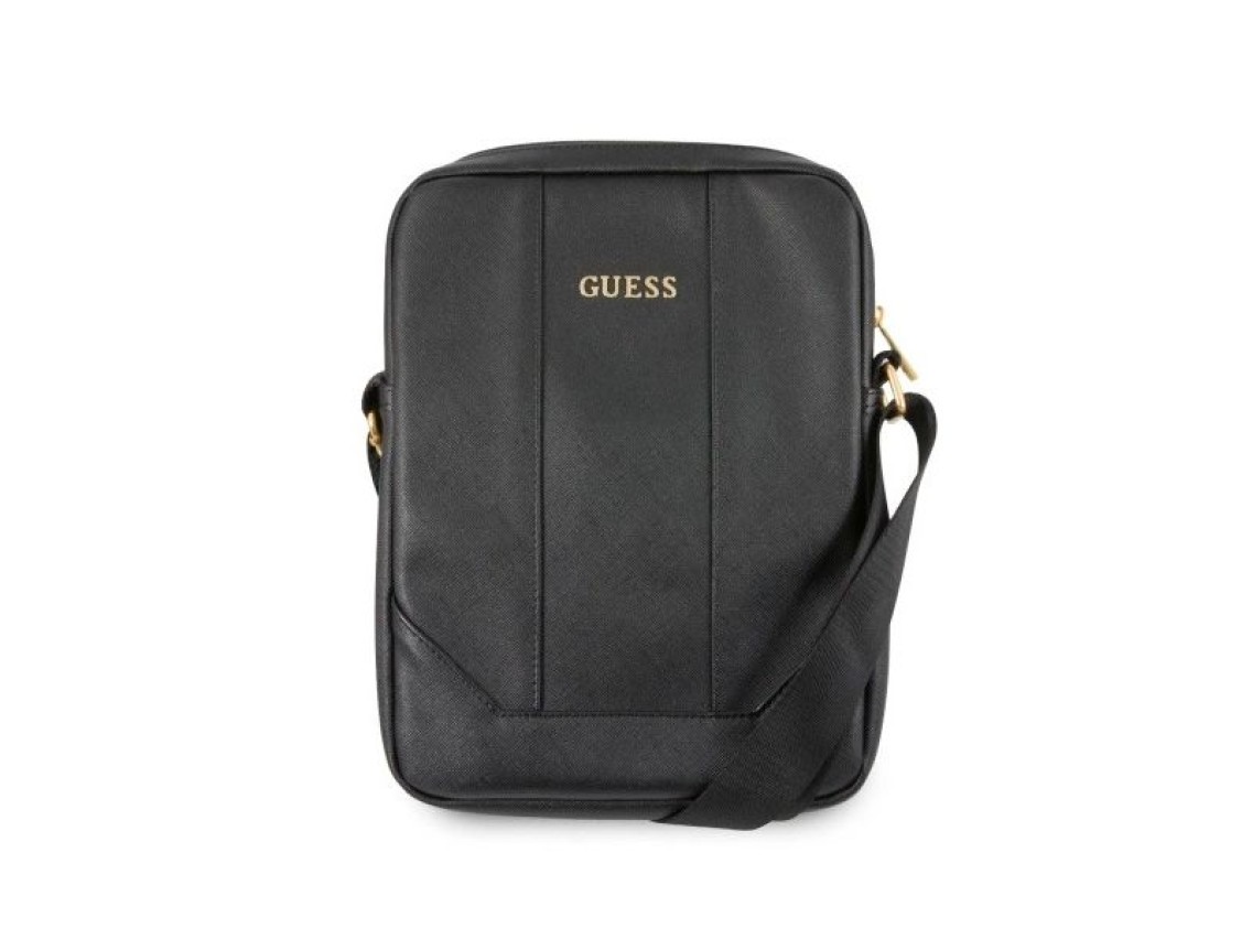 Bolsa para tablet Guess Saffiano de 10 polegadas - Preta