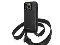 Karl Lagerfeld KLHCP14LSTMMK iPhone 14 Pro 6.1" estuche r�gido negro/negro Placa con logotipo Monogr