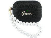 Guess Glitter Pearl Strap Case for AirPods Pro 3 - Black Guess Glitter Pearl Strap Case for AirPods Pro 3 - Black