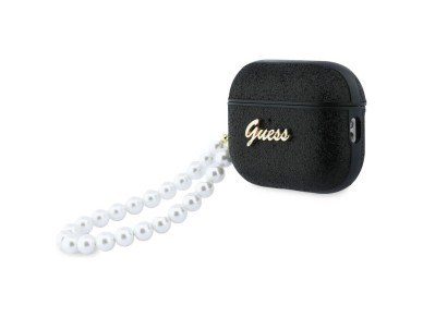 Guess Glitter Pearl Strap Case for AirPods Pro 3 - Black Guess Glitter Pearl Strap Case for AirPods Pro 3 - Black