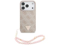 Capa Guess 4G com alça e logo triangular MagSafe para iPhone 17 Pro - Rosa Capa Guess 4G com alça e logo triangular MagSafe para iPhone 17 Pro - Rosa