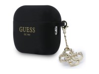 Capa de silicone Guess 4G Charm para AirPods Pro 3 - Preta Capa de silicone Guess 4G Charm para AirPods Pro 3 - Preta