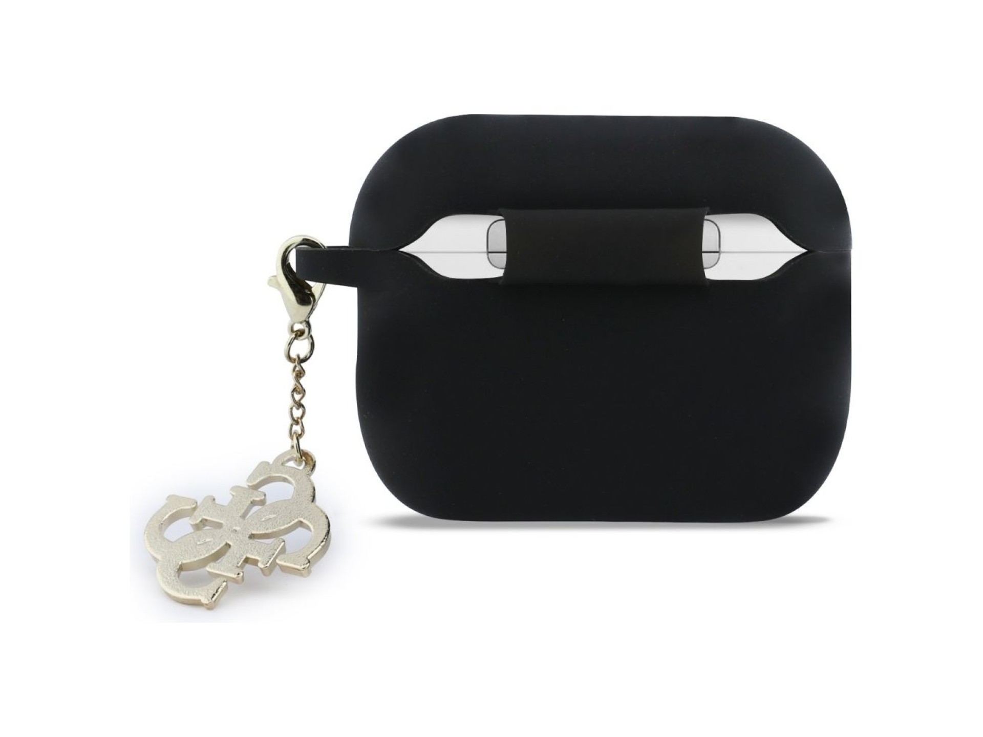 Capa de silicone Guess 4G Charm para AirPods Pro 3 - Preta