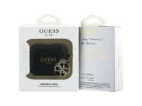 Capa de silicone Guess 4G Charm para AirPods Pro 3 - Preta Capa de silicone Guess 4G Charm para AirPods Pro 3 - Preta