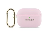 Funda Guess Grained Classic Logo para AirPods Pro 3 - Rosa