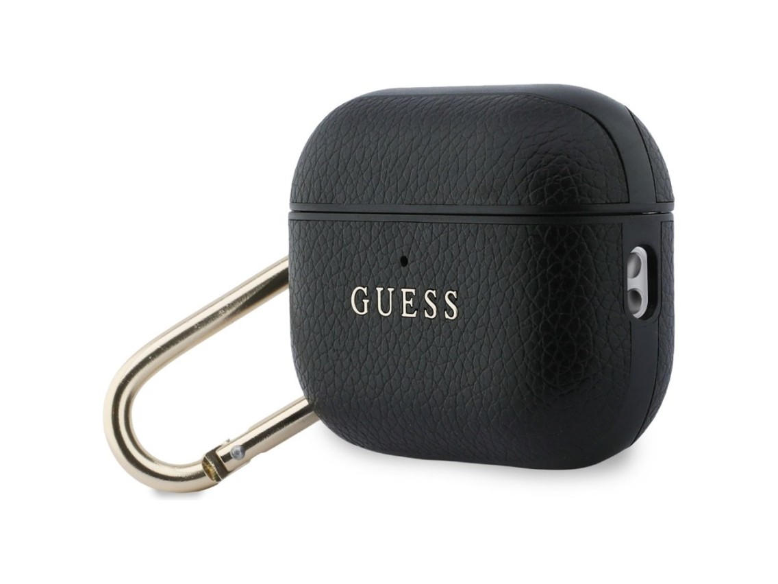 Guess Grained Classic Logo case for AirPods Pro 3 - black
