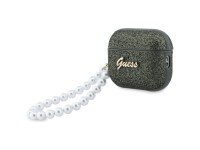 Funda Guess Glitter Pearl con correa para AirPods Pro 3 - Negra y brillante Funda Guess Glitter Pearl con correa para AirPods Pro 3 - Negra y brillante