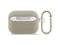 Capa Guess Granulada com Logo Clássico e Gancho para AirPods Pro 3 - dourada Capa Guess Granulada com Logo Clássico e Gancho para AirPods Pro 3 - dourada