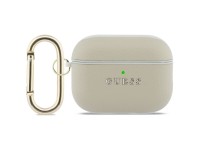 Funda Guess Grained Classic Logo Hook para AirPods Pro 3 - dorada