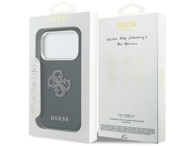 Funda Guess FW Resin Logo para iPhone 17 Pro - Negra Funda Guess FW Resin Logo para iPhone 17 Pro - Negra