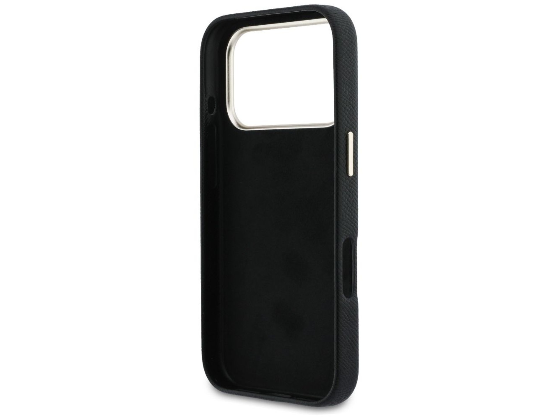 Guess FW Resin Logo Case for iPhone 17 Pro - Black
