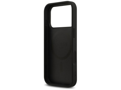 Guess 4G Printed Stripes MagSafe case for iPhone 17 Pro - black Guess 4G Printed Stripes MagSafe case for iPhone 17 Pro - black