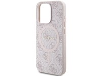 Guess 4G Collection Leather Metal Logo MagSafe Case for iPhone 15 Pro Max - Pink Guess 4G Collection Leather Metal Logo MagSafe Case for iPhone 15 Pro Max - Pink