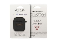 Guess Silicone Cover for AirPods 1/2 - Black Guess Silicone Cover for AirPods 1/2 - Black