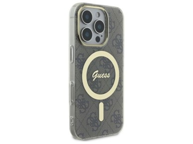 Guess IML 4G MagSafe Case for iPhone 16 Pro Max - Brown Guess IML 4G MagSafe Case for iPhone 16 Pro Max - Brown