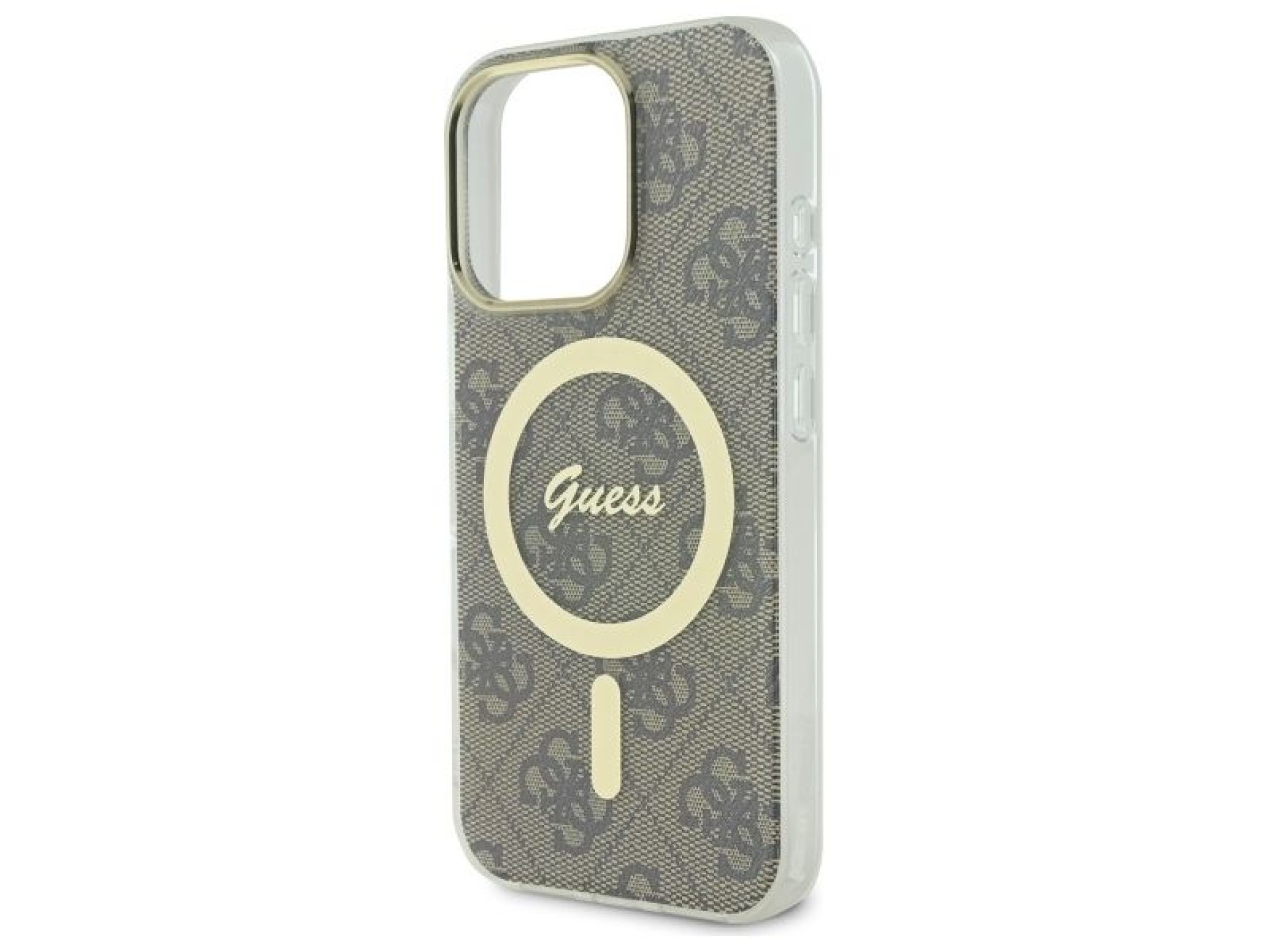Guess IML 4G MagSafe case for iPhone 16 Pro - brown