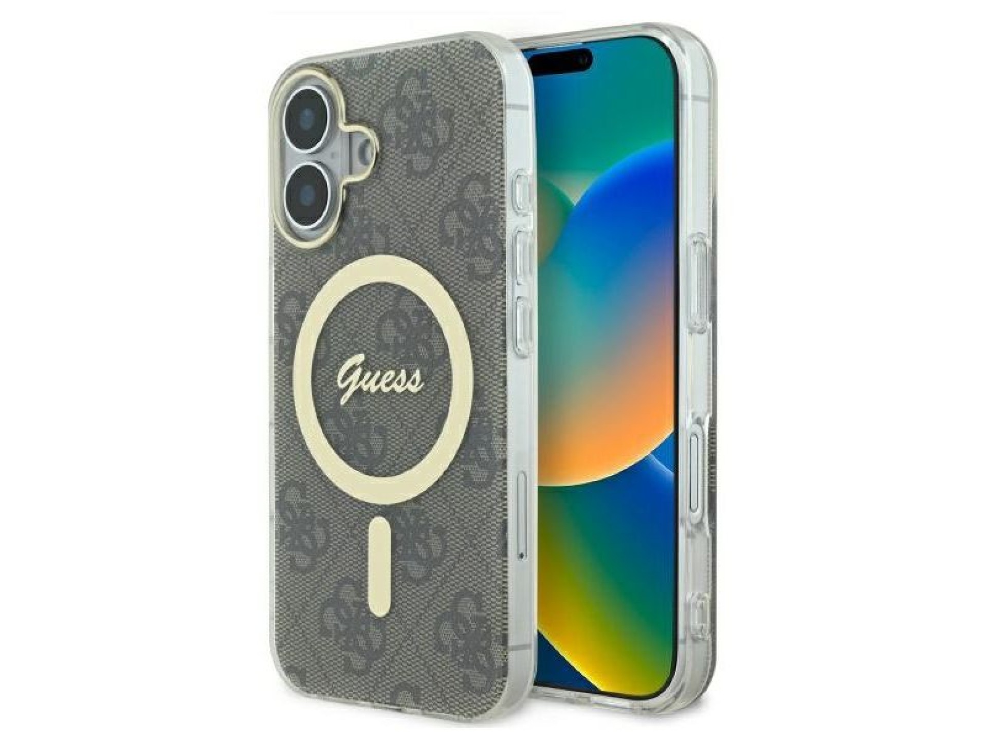 Funda IML 4G MagSafe para iPhone 16 - Marrón