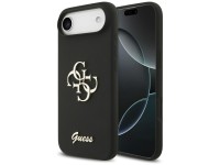Guess Silicone Big 4G Script case for iPhone Air - black