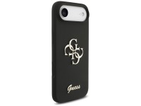 Funda Guess de silicona con el logotipo 4G grande para iPhone Air - negra