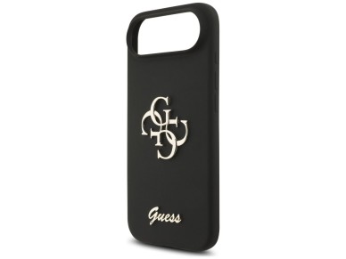 Guess Silicone Big 4G Script case for iPhone Air - black
