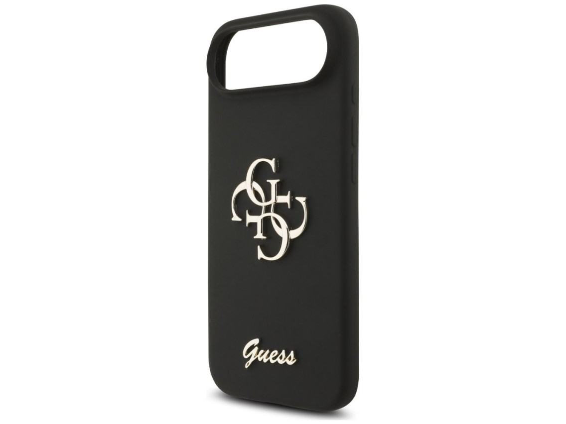 Funda Guess de silicona con el logotipo 4G grande para iPhone Air - negra