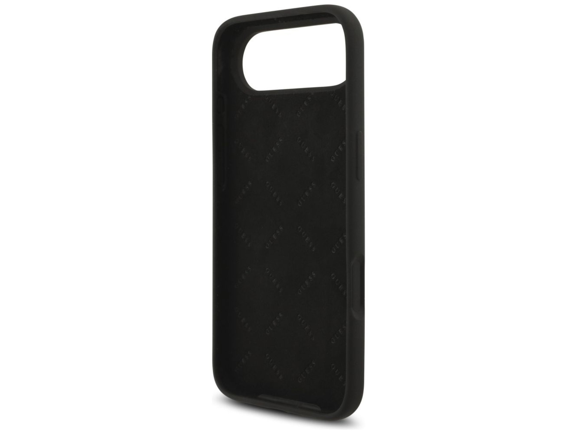 Funda Guess de silicona con el logotipo 4G grande para iPhone Air - negra