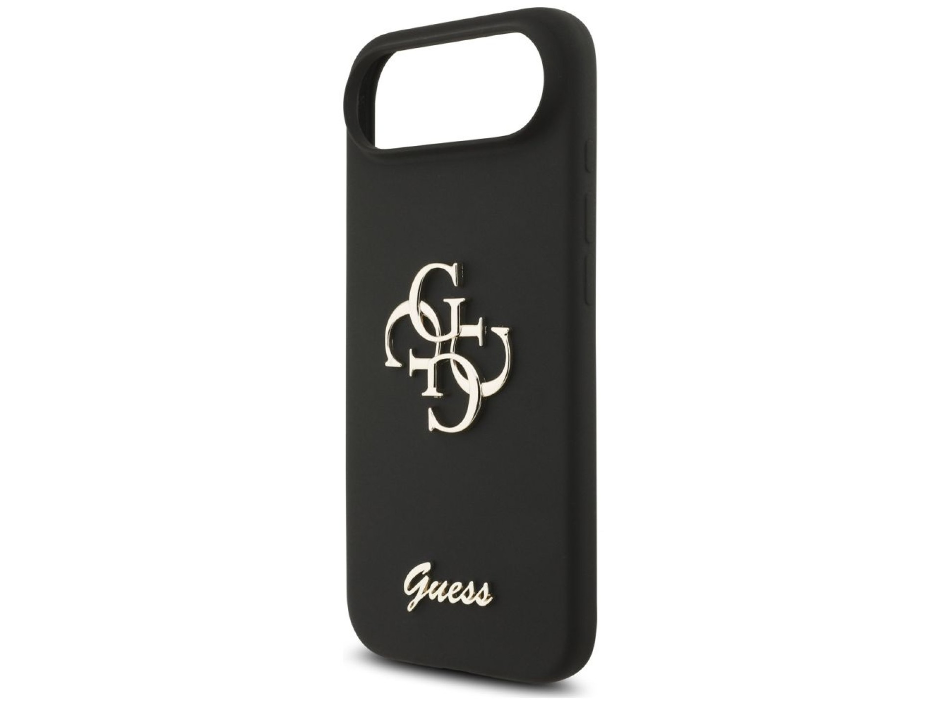 Funda Guess de silicona con el logotipo 4G grande para iPhone Air - negra