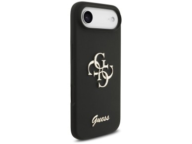 Guess Silicone Big 4G Script case for iPhone Air - black