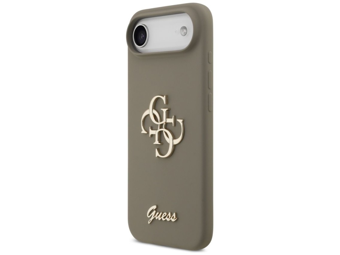 Capa Guess de silicone com o logo "4G" para iPhone Air - Marrom