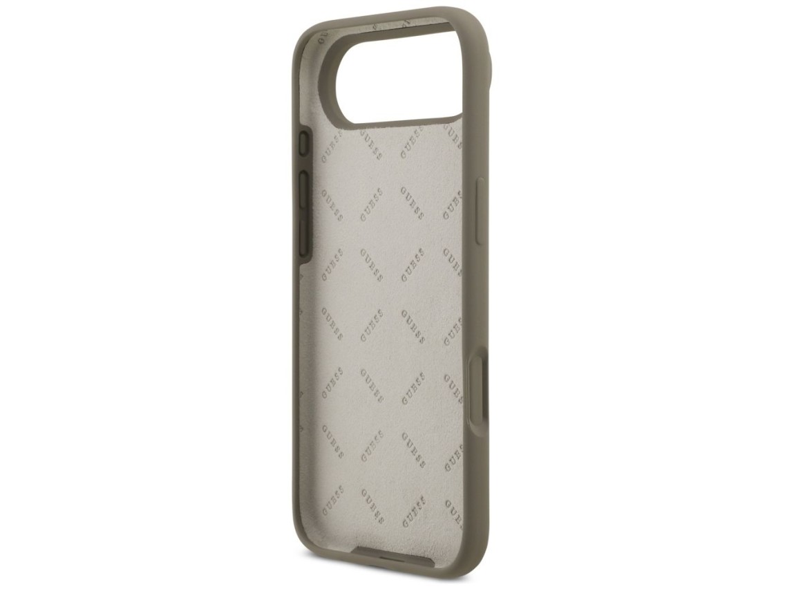 Capa Guess de silicone com o logo "4G" para iPhone Air - Marrom