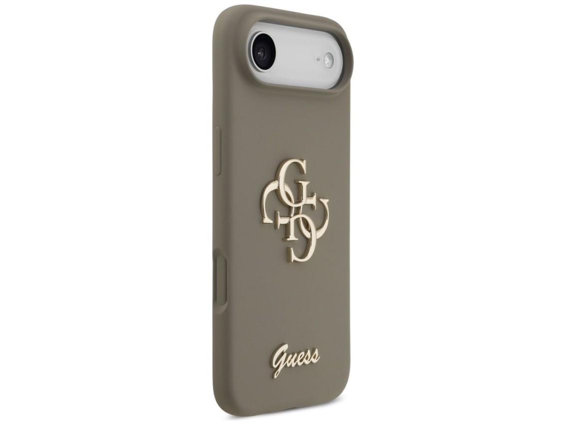 Capa Guess de silicone com o logo "4G" para iPhone Air - Marrom